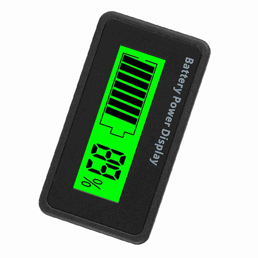 Green Backlit Gy-6H Battery Power Display 12-48V Universal Battery Capacity Indicator Voltmeter 4051324721191