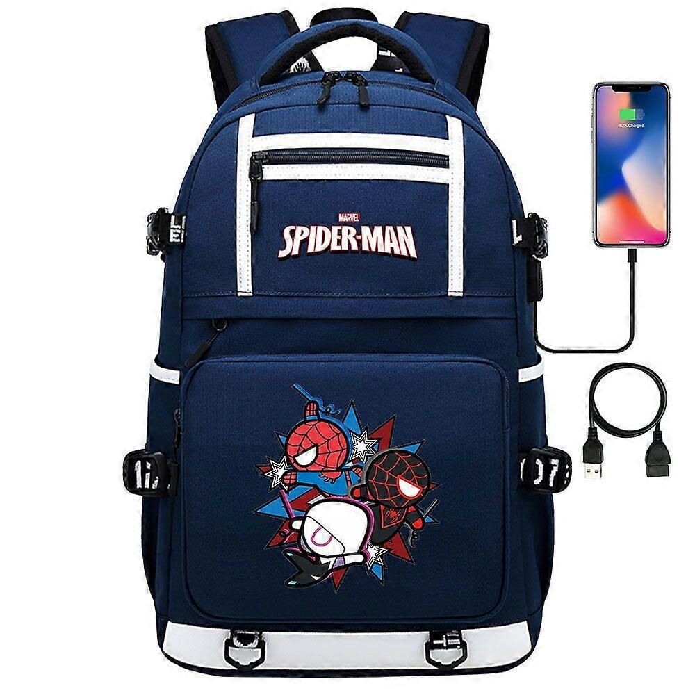 (4) 18 Zoll Super Hero Spider Man USB-Laptop-Rucksack - Jugend ...