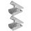 2Pcs Sawhorse Brackets Display Stand Kit Woodworking Tool Accessories 2
