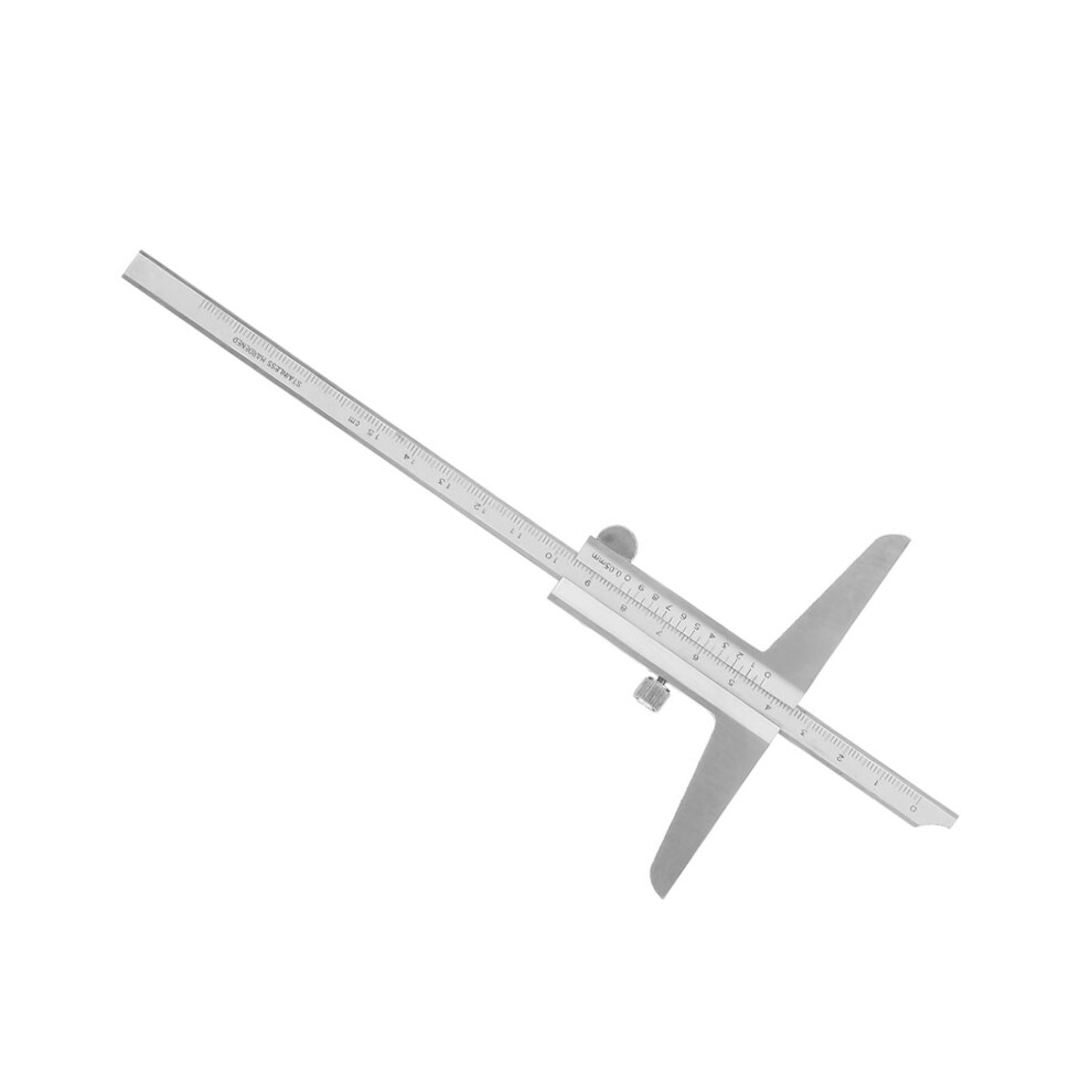 1 Pcs High Precision Stainless Steel Depth Vernier Caliper For Machinery Process(0~150Mm) 4961324721568