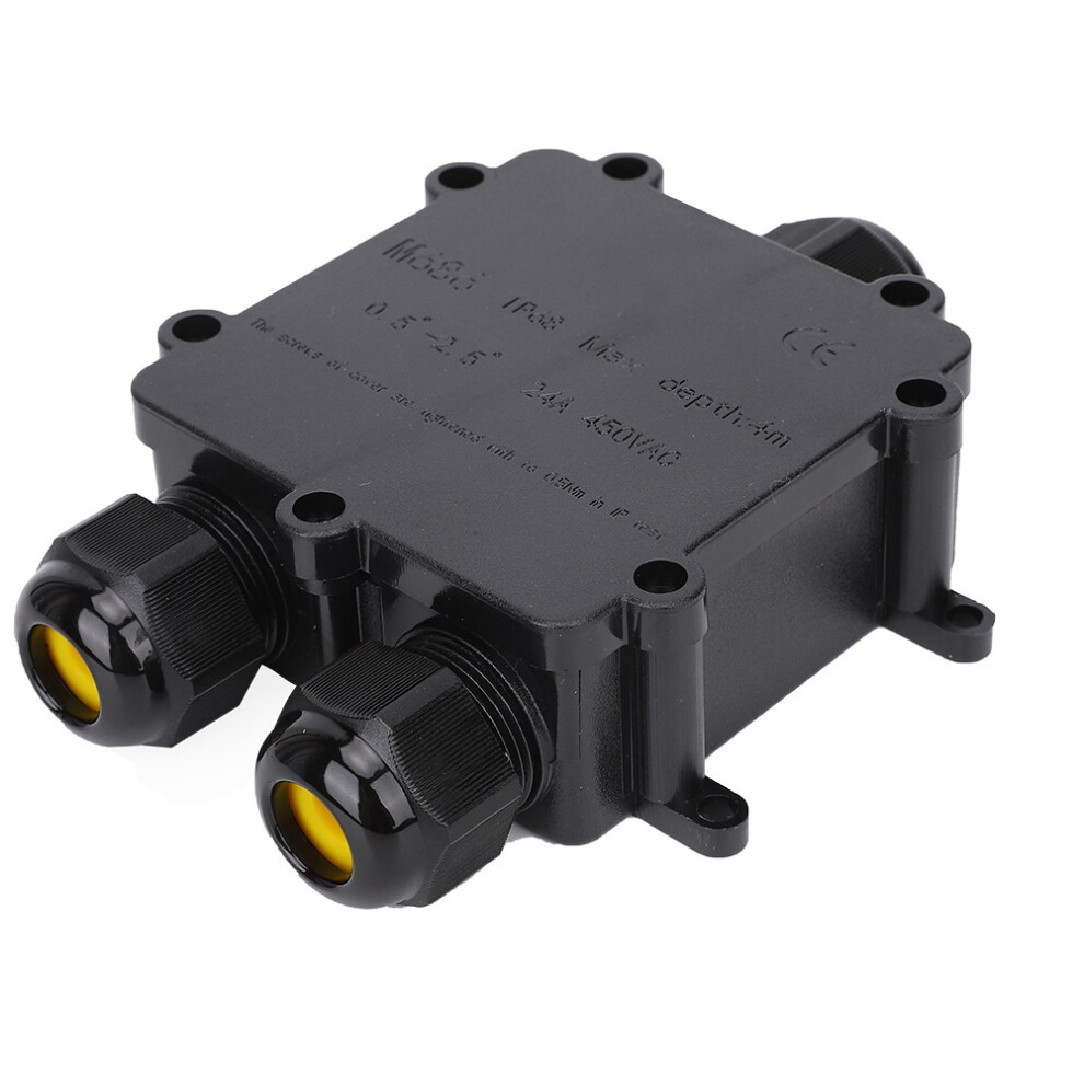 Ip68 Plastic Waterproof Junction Box M686 Outdoor Cable 3-Way Electrical Junction Boxy Type 7691324721769