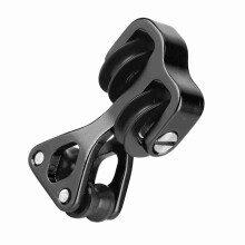 Aluminium Alloy Archery Compound Bow Cable Slide String Splitter Roller Glide Black