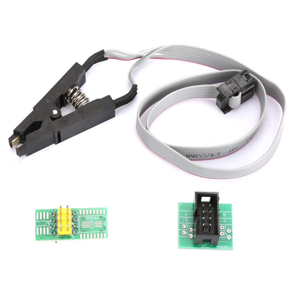 Soic8 Sop8 Flash Chip Ic Test Clip Programming Socket Adapter Board Cable 3121324722069