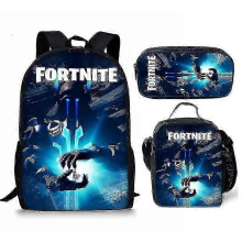 (Solo uno zaino-32)2024 Zaino scolastico stampato Fortnite Zaino per bambini o cartella o astuccio per