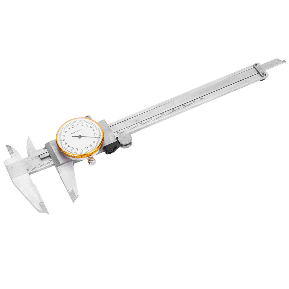 0150Mm/0.02Mm Shockproof Vernier Caliper Accuracy Metric Gauge Measuring Tool 7621324724033