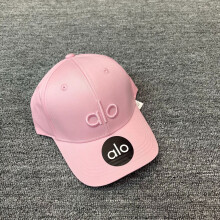 (Pink) Letter Embroidery Alo Baseball Cap For Women Casual Sun Protection Hat Fashion