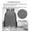 (Gray)25L Ultra Lightweight & Packable Hiking Backpack - Compact Foldable Daypack, Water - Resistant 2