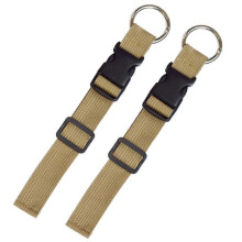 (Khaki) Matkatavarahihna Takkipidike Grips Reppu Pyöreä Koukku Säädettävä Vyö Matka