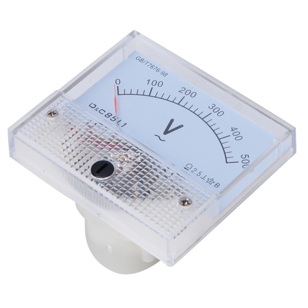 Ac Pointer Voltmeter 0-500V Scale Range Voltage Test Meter Detector Panel Meters 3171324725461