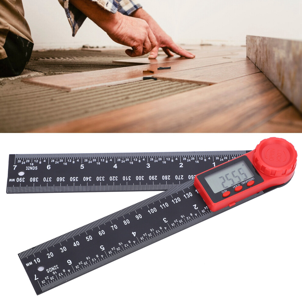 Electronic Digital Angle Ruler 360 Degree Protractor Ruler Angle Length Measuring Tool 8751324725415