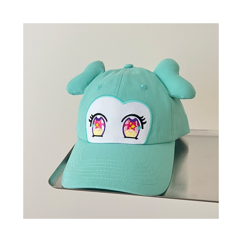 (Mint Green) Big Ears Eyes Design Baseball Cap With Breathable Fabric Outings For Casual-image-OPC-PHWZN7Q-NEW