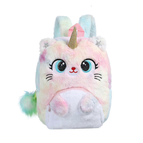Mochila De Felpa: Animal De Peluche Suave, Linda Forma De Perro, Bolso De Hombro, Accesorio De Viaje Para Niños, Mochila Escolar De Vacaciones, bolsas
