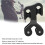 Aluminum Alloy Archery Cable Slide Bow String Roller Glide Block Separator black 8
