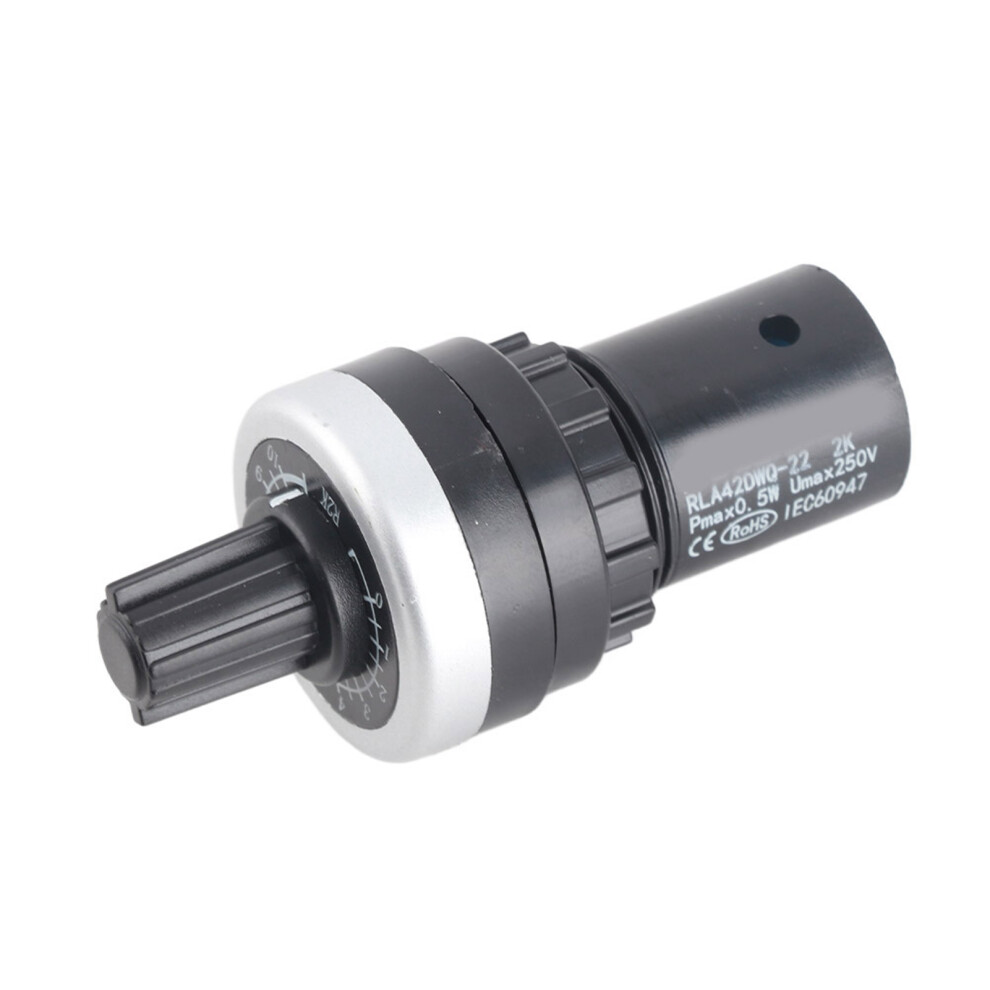 La42dwq High Accuracy Variable Speed Adjustable Single Circle Potentiometer 22Mm 2K 6911324726269