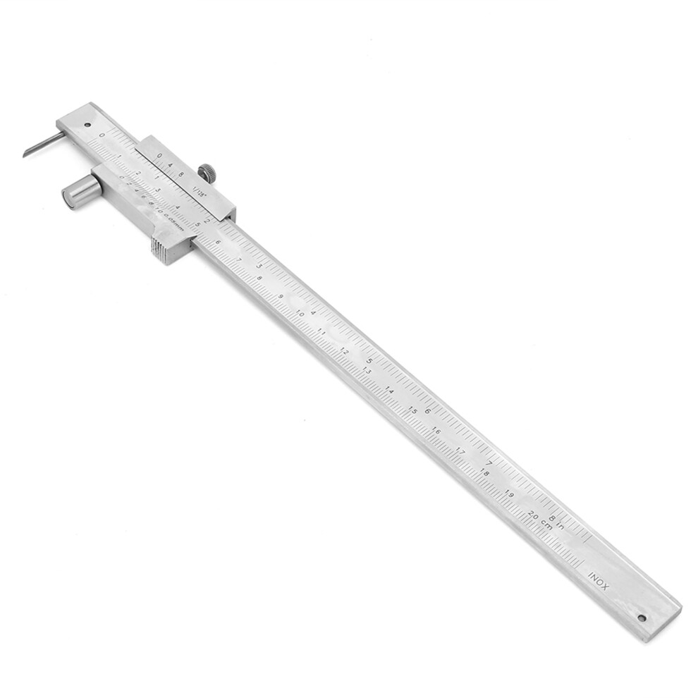 Measuring Tool Portable Stainless Steel Vernier Caliper 0Â200Mm Caliper Ruler With Scriber 8791324726432