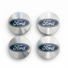 for Set of 4 Ford Alloy Wheel Covers 54 mm - Compatible Car Wheels, Original Design