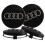 for Set of 4 Audi wheel covers, 60mm, black/chrome 2