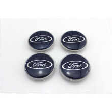 for Set of 4 wheel covers 60mm blue, Ford Focus/Mondeo/Kuga, for alloy wheels