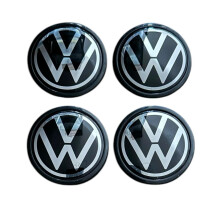for Set of 4 wheel covers 61mm outer, 56mm inner VW new model compatible/alloy wheel replacement
