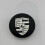 for Set of 4 Porsche Wheel Covers, Black, Diameter 76mm 2