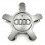 for AUDI central COVERS stars spider rim covers AUDI 135mm set 4pcs 4