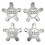 for AUDI central COVERS stars spider rim covers AUDI 135mm set 4pcs 1