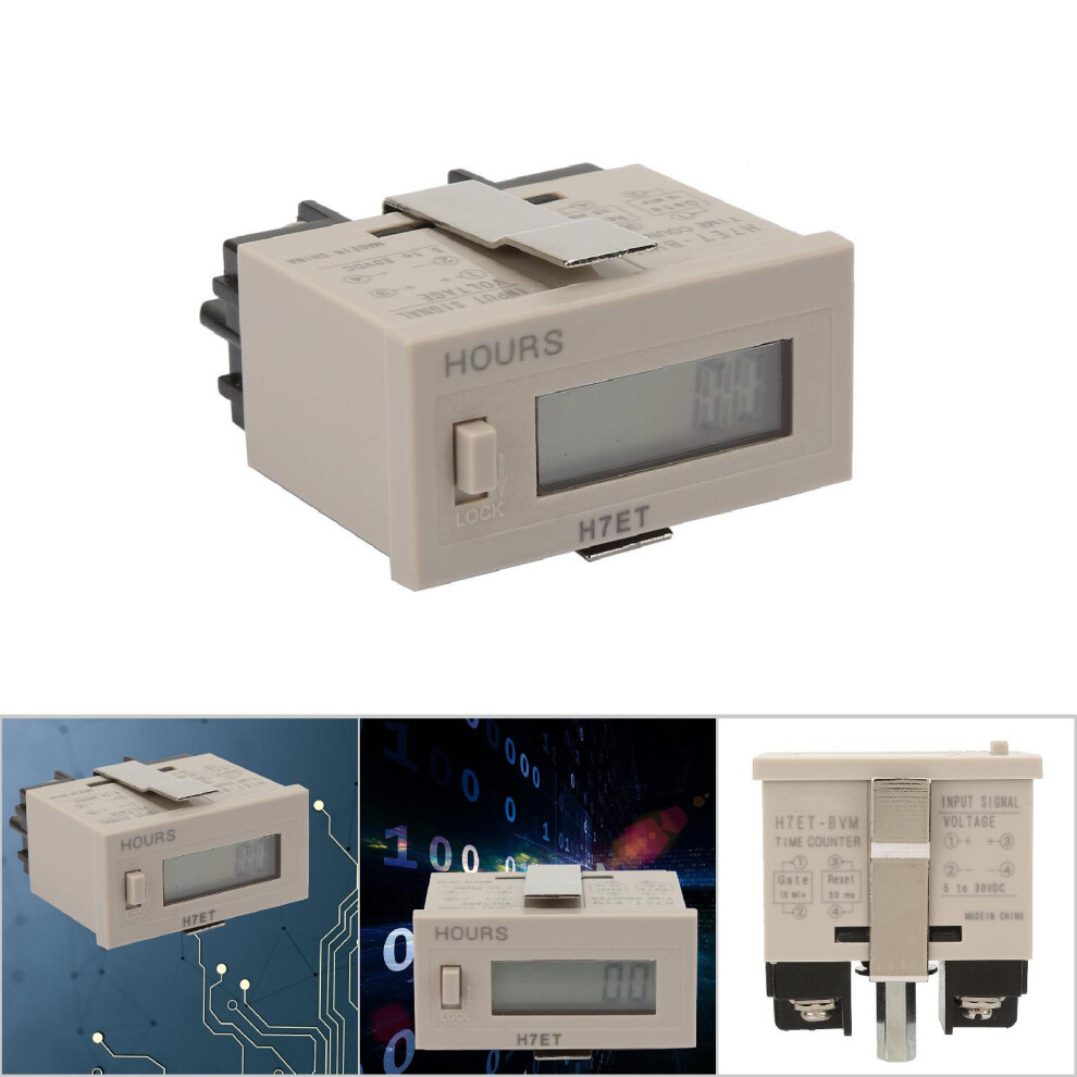 Dc 536V H7etbvm Digital Electrical Counter Totalizer With 6Digit Lcd Display 8301324728673