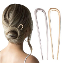 French Hairstyle Expert - High-quality U-shaped Hairpins, Designed Specifically For French Twists And Chignons, Perfect Choice For Women's Hairstyles