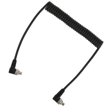 100cm Male to Male Flash PC Sync Cable with Screw Lock for Canon / Nikon Camera and Flash Light Connection Cable