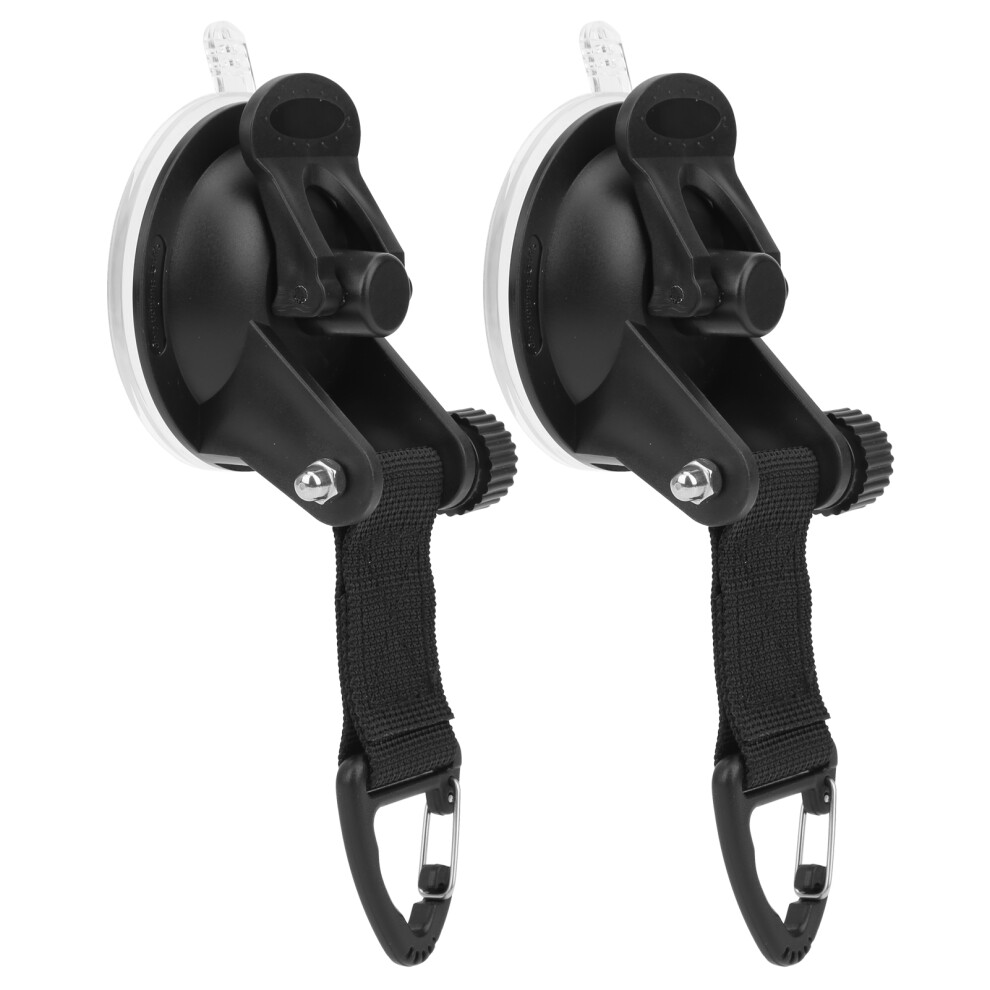 2Pcs Car Suction Cup Anchor Heavy Duty Tie Down Car Mount Luggage Tent Anchor Securing Hook 8751324734561