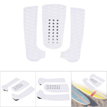 1 Set EVA Surf Surfboard Anti skid Pad Short Board Foot Pad(white)