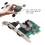 2-Port RS-232 PCIe-Kartenadapter WCH382L, 2xDB9 5