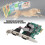 2-Port RS-232 PCIe-Kartenadapter WCH382L, 2xDB9 12