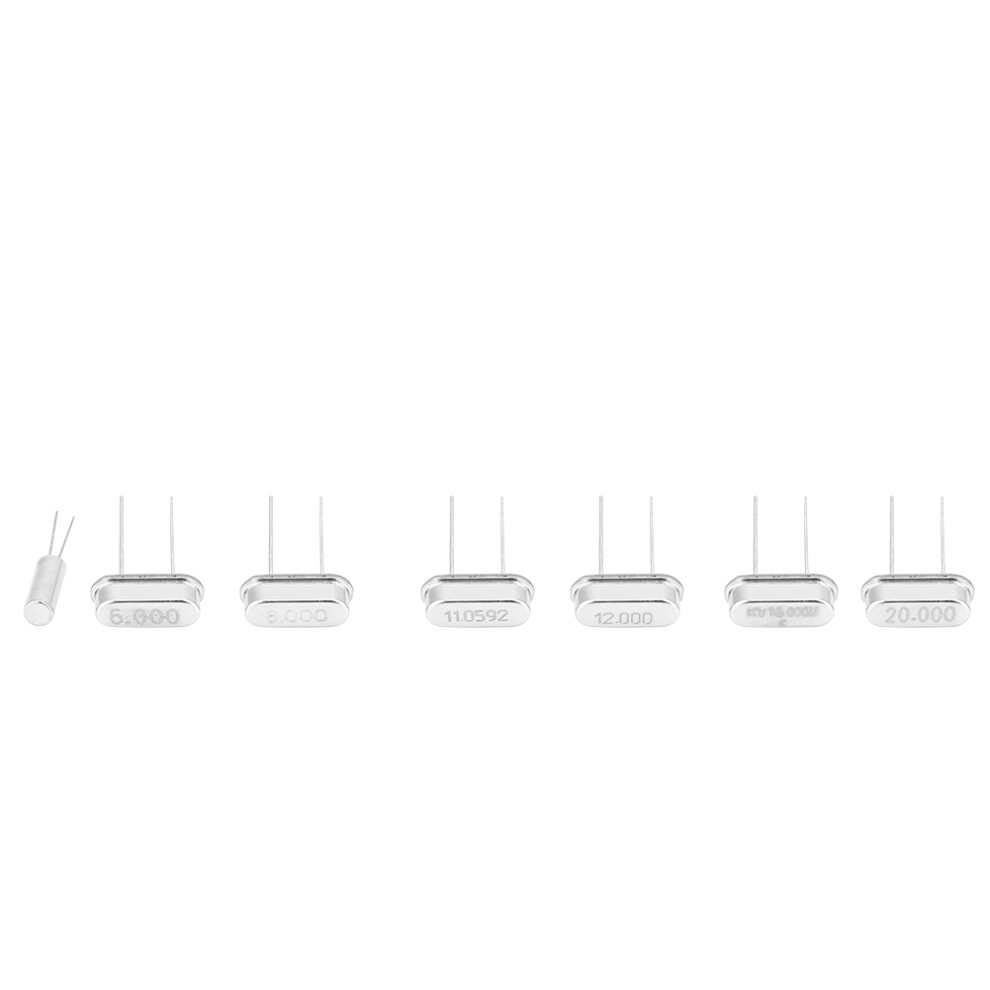 35Pcs 7 7 Values Crystal Oscillator Kit 32.768K 6M 8M 11.0592M 12M 16M 20M 7631324739951