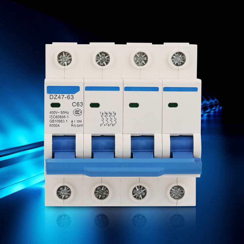 Leakage Protection Dz47â63 4P Residual Current Circuit Breaker 400V/63A Air Switch 5001324740509