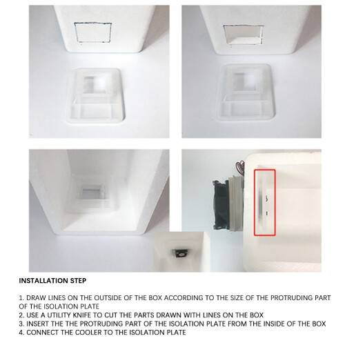 DC 12V 10A Semiconductor Refrigeration Thermoelectric Cooler DIY Mini Fridge(#1) 2