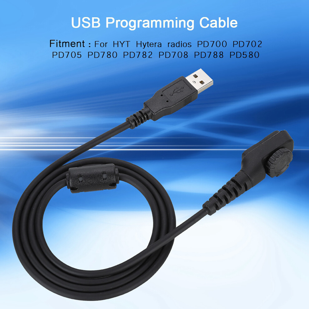 Usb Walkie Talkie Programming Cable Write Frequency Line For Hytera Pd 780 4371324740924