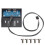 3.5 Inch USB2.0 2 Port 9-pin Tinned Copper Wire Floppy Drive Front Panel 2