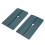 2 Pcs ABS Ceiling Fitting Board 15x8mm for Ceiling Installation Home Decoration Works 2