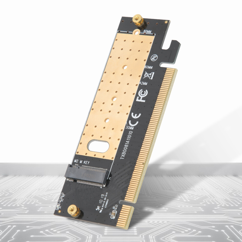 M Key M.2 To Pcie3.0 X16 Ssd Interface Riser Card With Heatsink For Windows/Linux/Mac 6911324741712