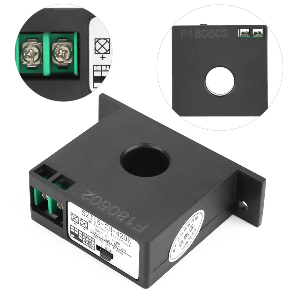 Szt15-Ch-420E Current Transducer Transmitter Transformer Sensor Ac Current Converter 0-50A 6911324742238