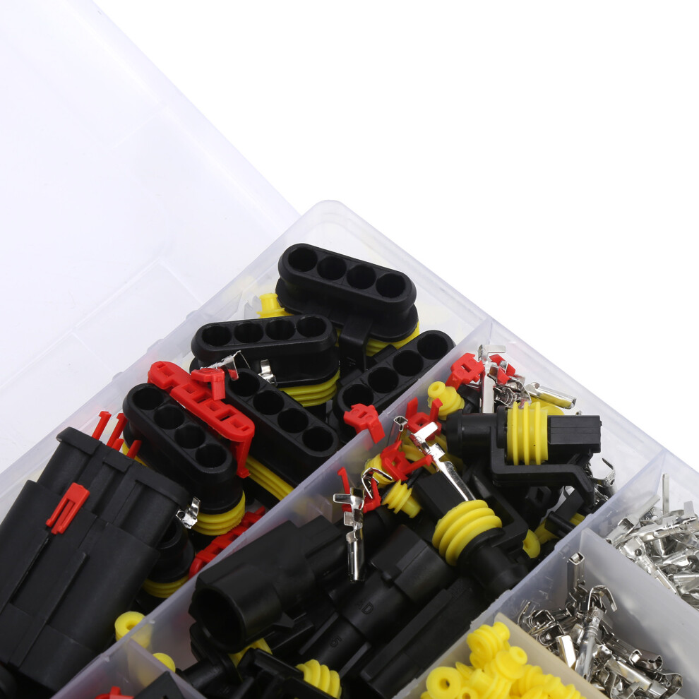 352Pcs Waterproof Connector Plug Electrical Automotive Connection Set Industrial Supplies 5051324742287