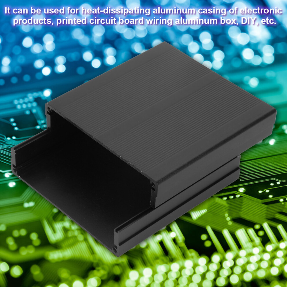 Matte Black Aluminum Printed Circuit Board Instrument Box Enclosure Electronic Project Case 5041324742998