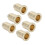 6 Pcs Iron Electric Guitar String Ferrules Guitar String Cap Instrument Accessories (Golden) 9