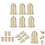 6 Pcs Iron Electric Guitar String Ferrules Guitar String Cap Instrument Accessories (Golden) 3
