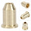 6 Pcs Iron Electric Guitar String Ferrules Guitar String Cap Instrument Accessories (Golden) 6