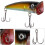 4# 7 cm ABS-Kunststoff schwimmender Popper-Köder bunt 5