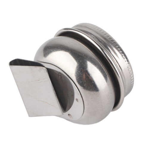 F-332 Edelstahl-Ölbecher, Silber, mittlere Größe 2