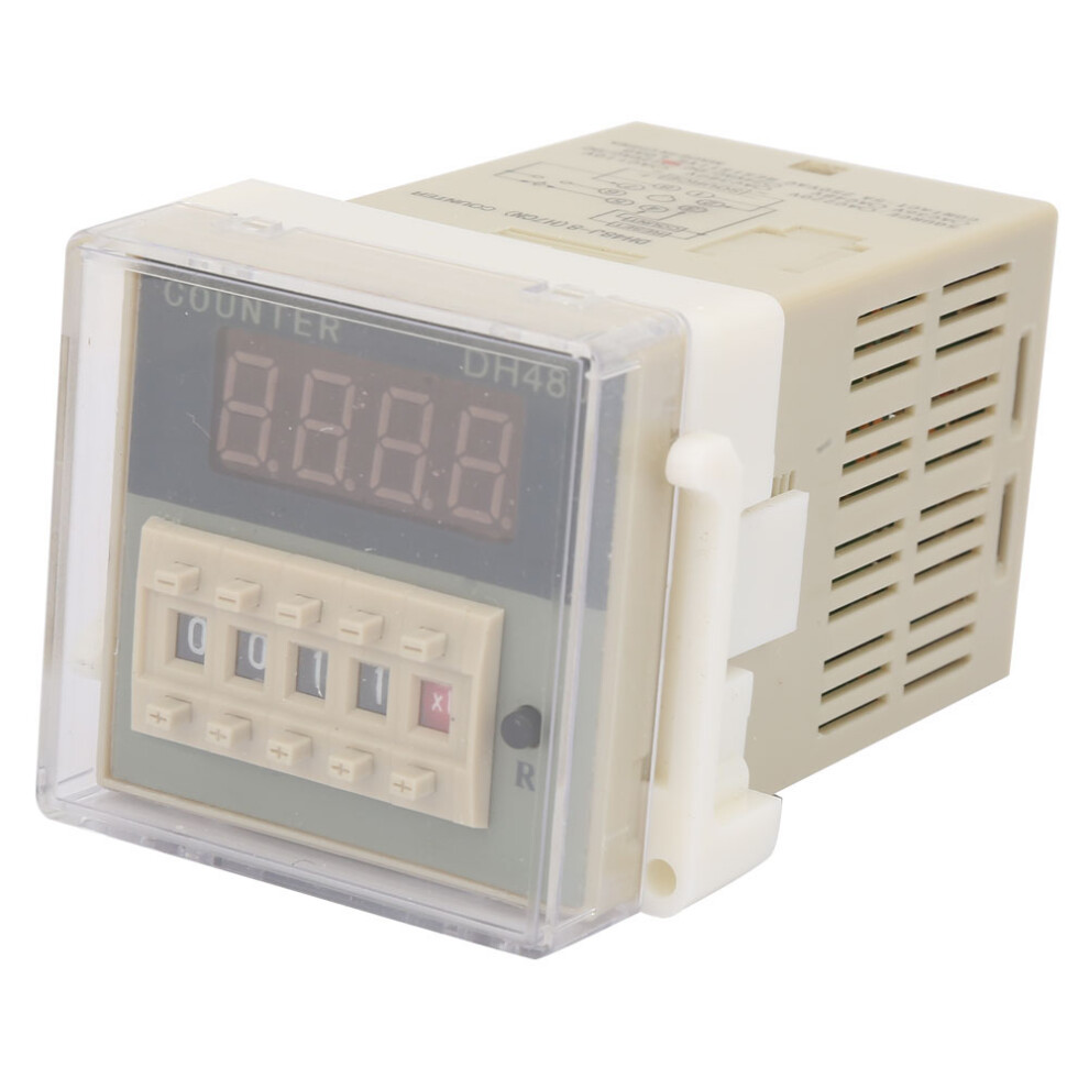 O111rom Dh48j-8 Lcd Digital Electronic Counter 8 Pins Delay Time Relay 0-999900(12Vac/Dc) 4671324744343