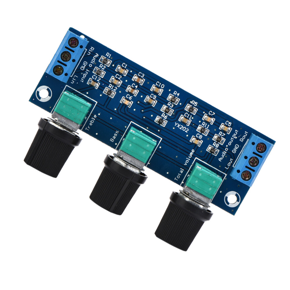 Yx202 Passive Tuning Attenuated High And Bass Adjustment Board Volume Control Regulator 4011324744385